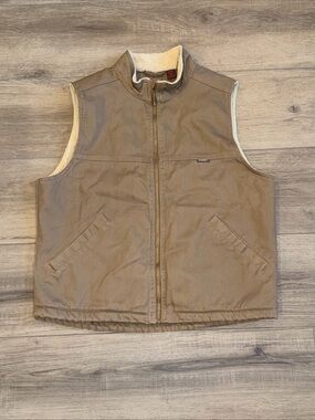 Wolverine Tan Sherpa-Lined Work Vest
